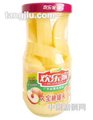 欢乐家久宝桃罐头256g