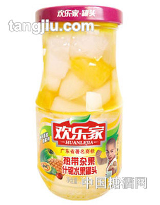 欢乐家热带杂果什锦罐头256g