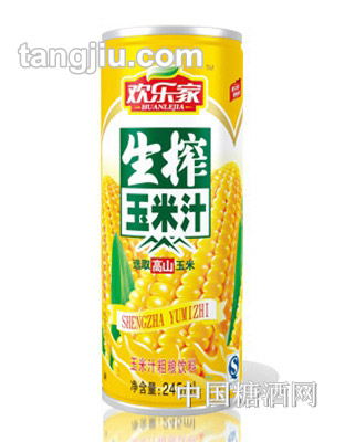 欢乐家玉米汁饮品245ml