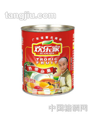 欢乐家杂果罐头850g