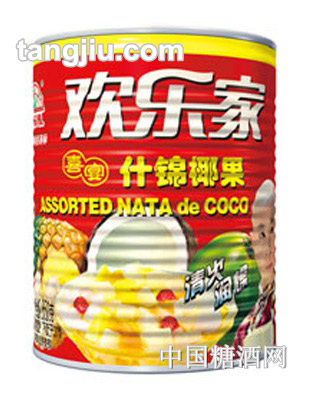 欢乐家什锦椰果850g