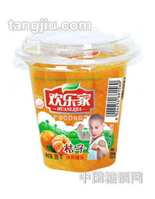 欢乐家桔子休闲罐头268g