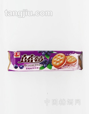 112g蓝莓味夹心饼干