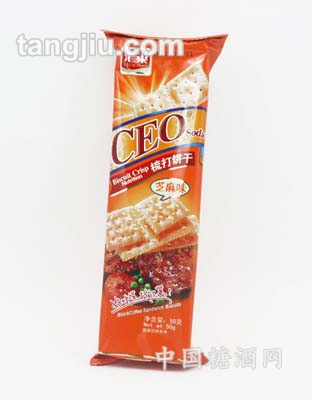 50gCEO芝麻味梳打饼干