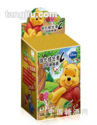 强化维生素C口哨棒棒糖