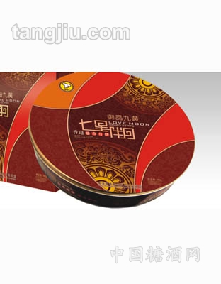 广式中秋月饼直销送礼精美团购铁盒七星伴月