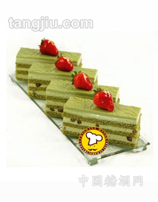 抹茶红豆慕思