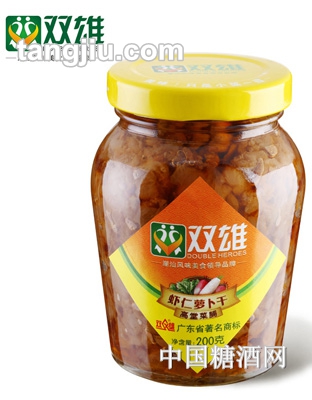 双雄虾仁菜脯200G
