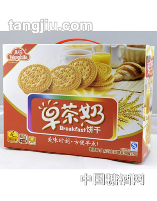 万士发早茶奶饼干880g