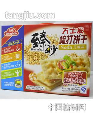 万士发芝麻味梳打饼干728g