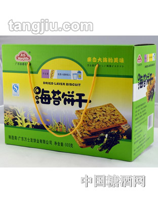 万士发海苔饼干900g