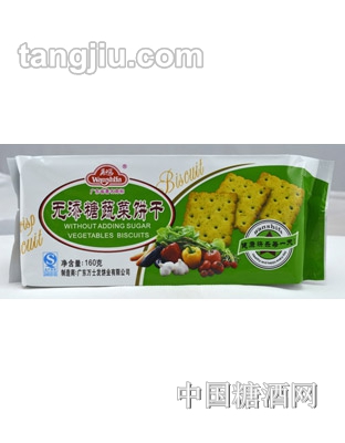 万士发无添糖蔬菜饼干160g