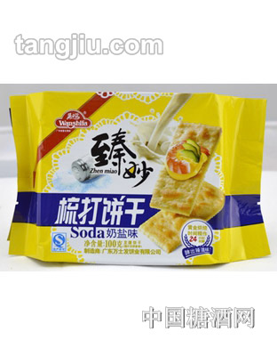 万士发梳打饼干（奶盐味）100g