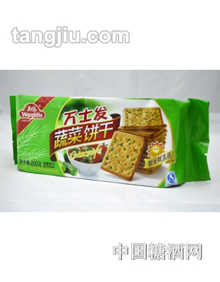 万士发蔬菜饼干200g