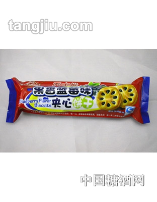 万士发果香蓝莓味夹心饼干100g