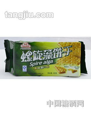 万士发螺旋藻饼干200g