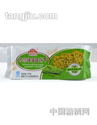 万士发无添糖海苔饼干160g