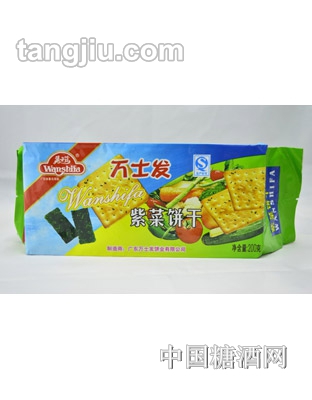 万士发紫菜饼干200g