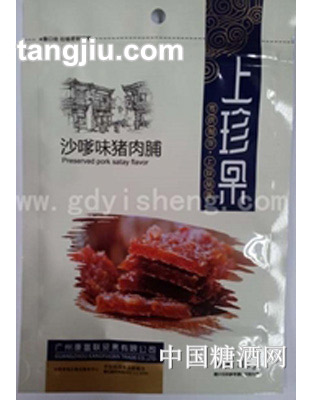 上珍果沙嗲味猪肉脯100g