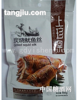 上珍果炭烧鱿鱼丝88g