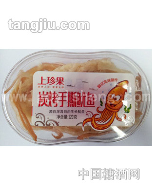 上珍果8字形碳烤手撕鱿鱼120g