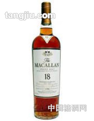 麦卡伦18年单一麦牙威士忌700ml