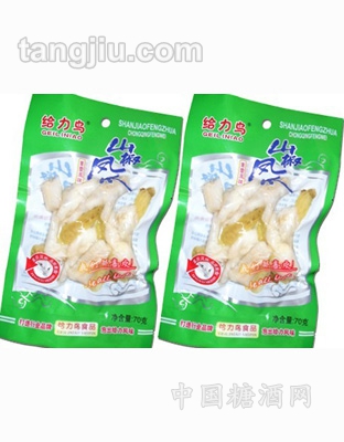 给力鸟山椒凤爪70g