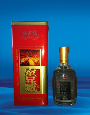 国花郎窖藏铁盒