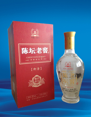 陈坛老窖木盒烤花瓶