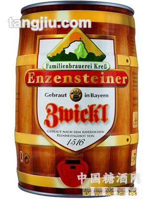 德国雪顶原浆窖藏琥珀啤酒5L