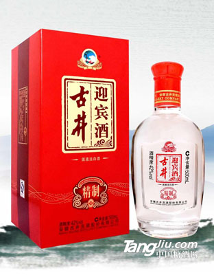 古井迎宾酒（精制）-浓香型白酒500ml