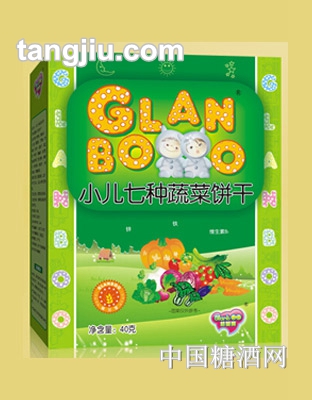 格兰宝小儿七种蔬菜营养磨牙饼干40g