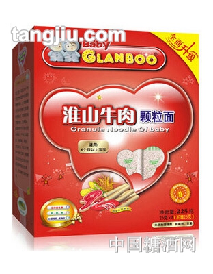 格兰宝淮山牛肉颗粒面225g