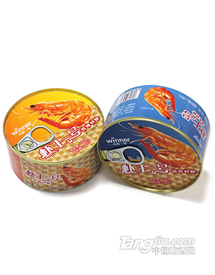 虾罐头系列-蒜香对虾、香辣对虾