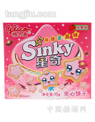 格力高-星奇水果味饼干55克
