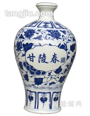 53&#176;经典.青花瓶
