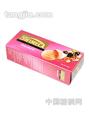瑞美加草莓包馅曲奇饼干