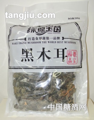 绿源宝菌黑木耳200g
