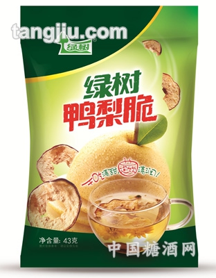 绿树鸭梨脆43g