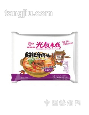 光友砂锅米线酸辣牛肉味