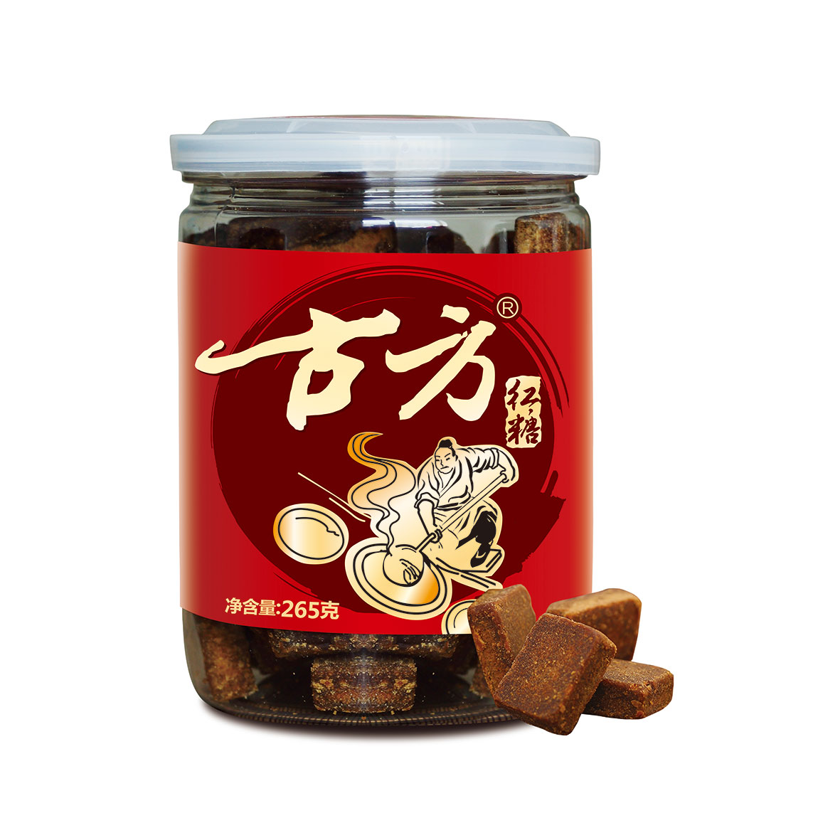 古方红糖-新包装糖块265g