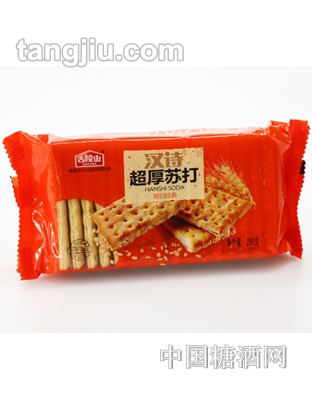 汉诗超厚苏打饼干200g