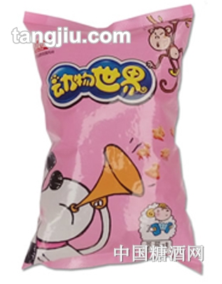 汉诗动物世界草莓饼干125g