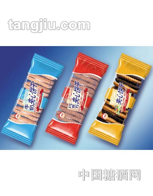 谷粒方夹心饼干110克