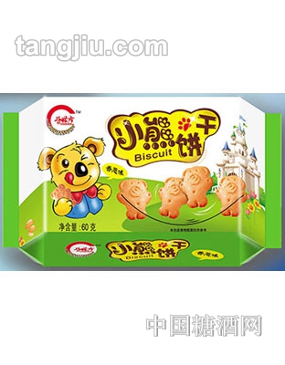 谷粒方小熊饼干香葱味60g