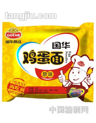 国华原味鸡蛋味鸡蛋面63g