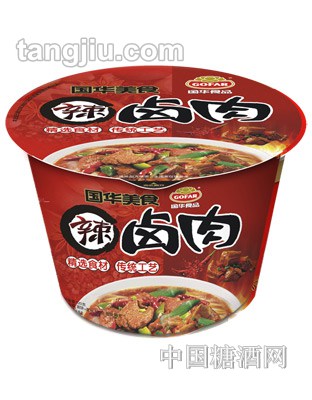国华辣卤肉面120g