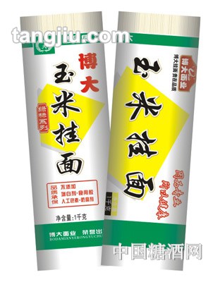 绿标玉米挂面1000克白版