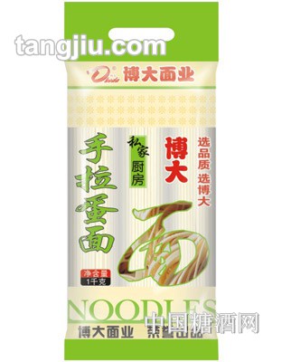 私家厨房手拉蛋面1000克