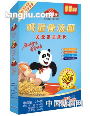 博大骨汤鸡蛋面376克